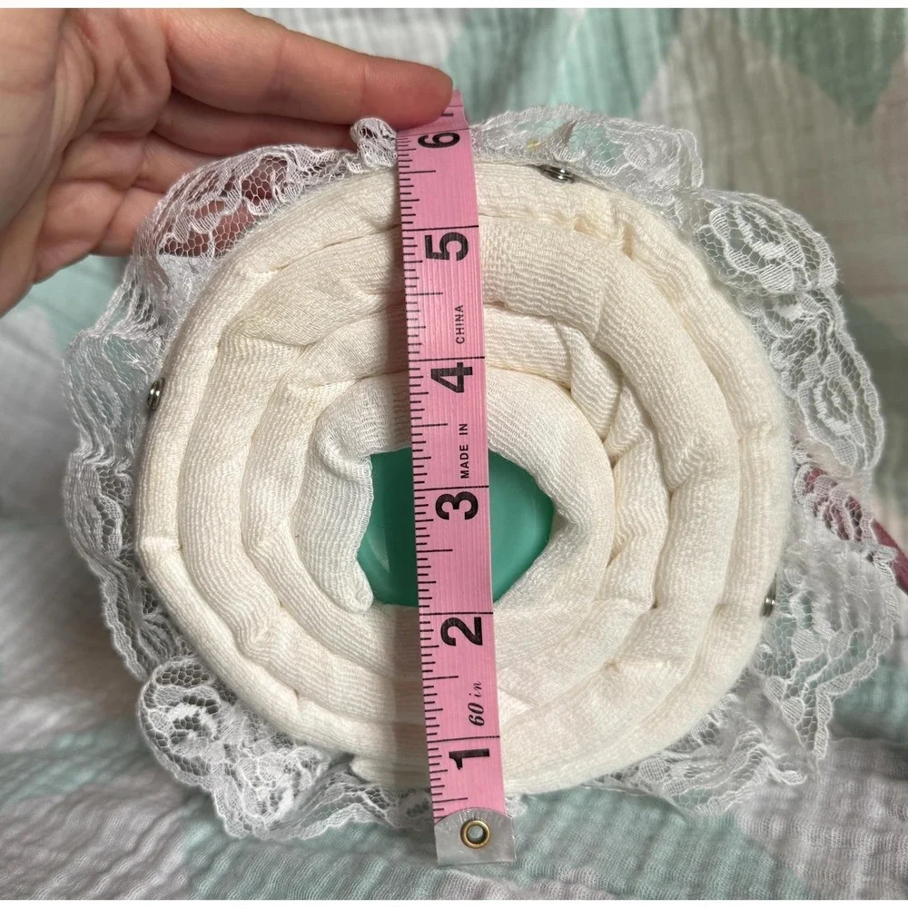 Vintage Baby Shower Diaper Cake with Original Tag – Preserved 1983 Keepsake